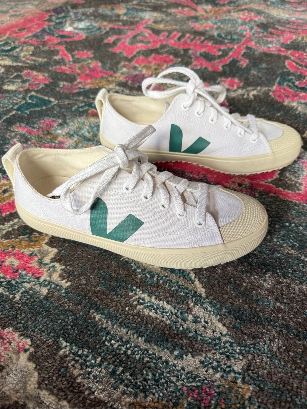 White Canvas Veja Sneakers